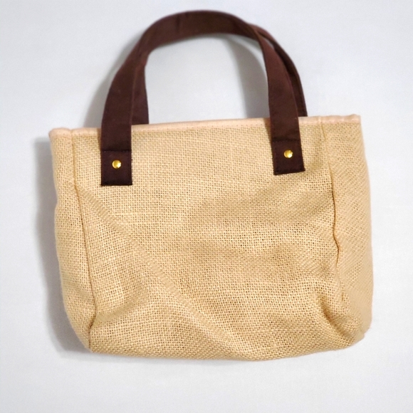 Burlap Tote - Picture 1 of 2